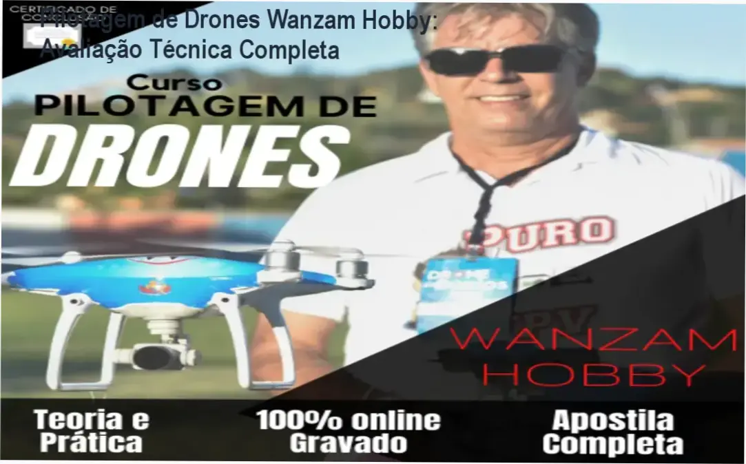 Curso Pilotagem de Drones com Wanzam Hobby: bastidores e funcionamento do treinamento