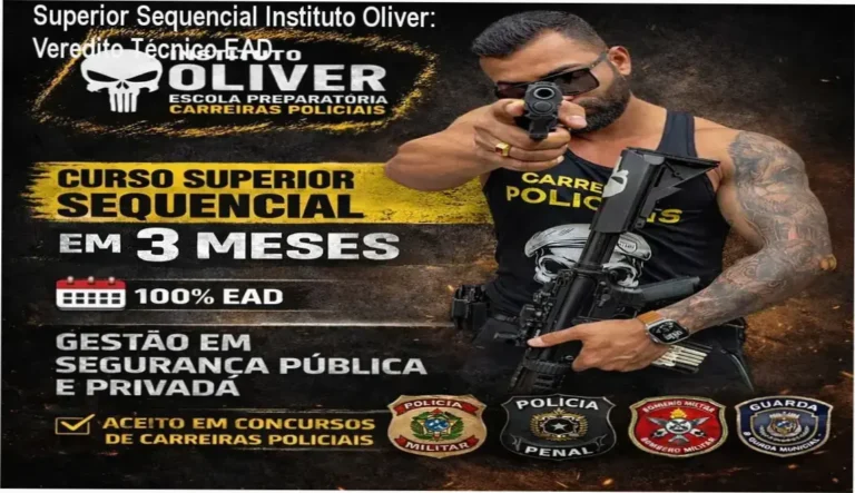 Certificado de nível superior sequencial do Instituto Oliver para concursos de segurança pública