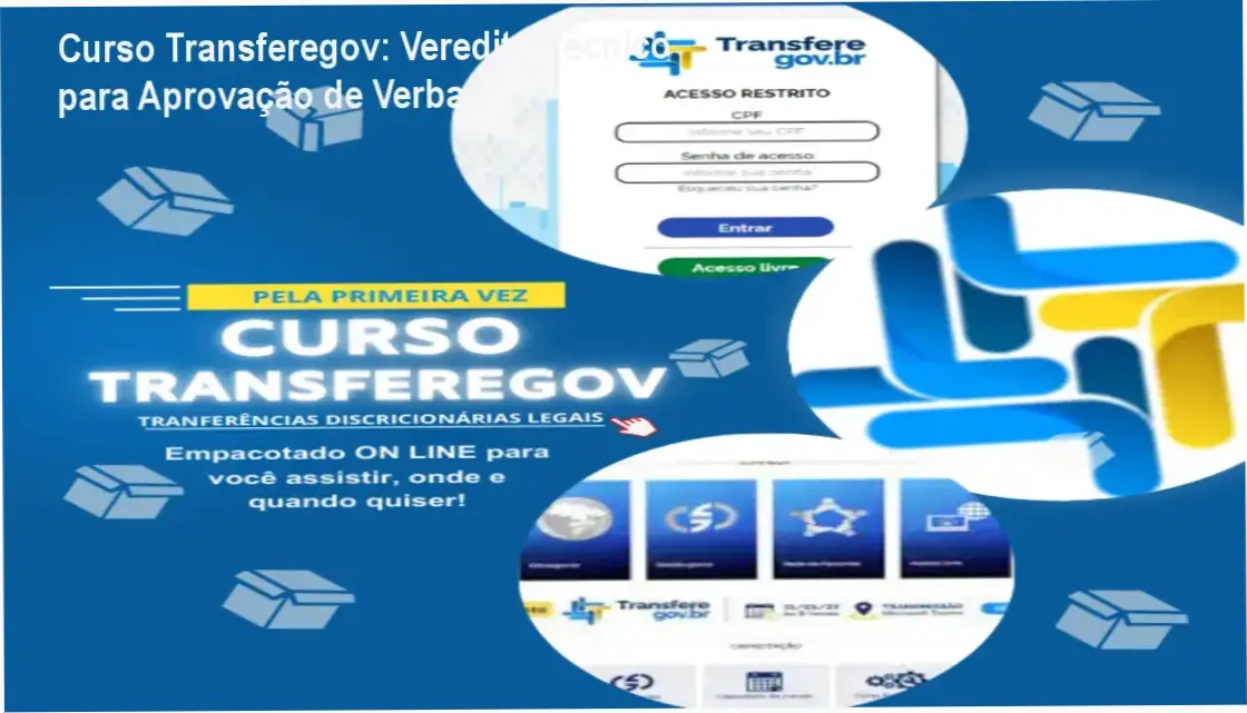 Curso Transferegov de Adriana Abrantes: visão interna da plataforma e funcionamento do sistema