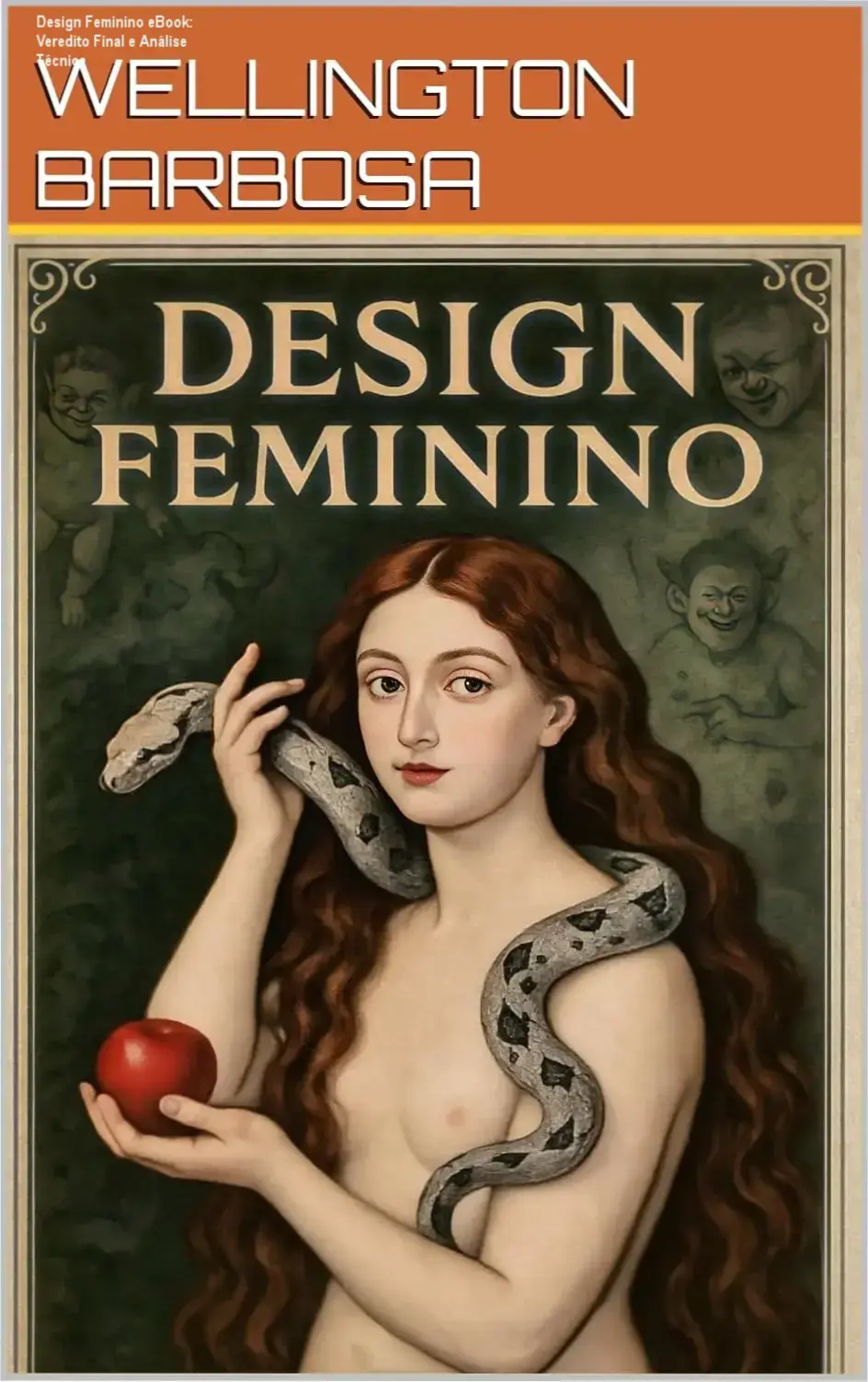 Capa do eBook Design Feminino de Wellington Barbosa sobre comportamento e relações contemporâneas