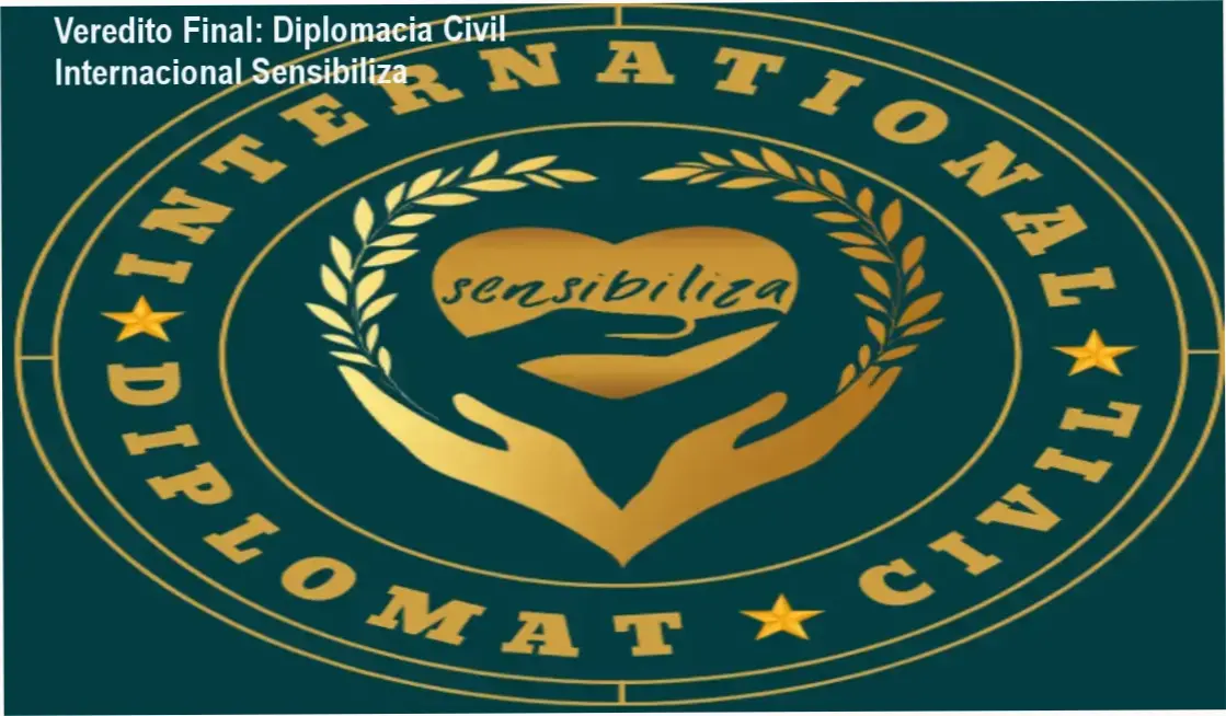 Líder executivo analisando o guia de formação em Diplomacia Civil Internacional Sensibiliza