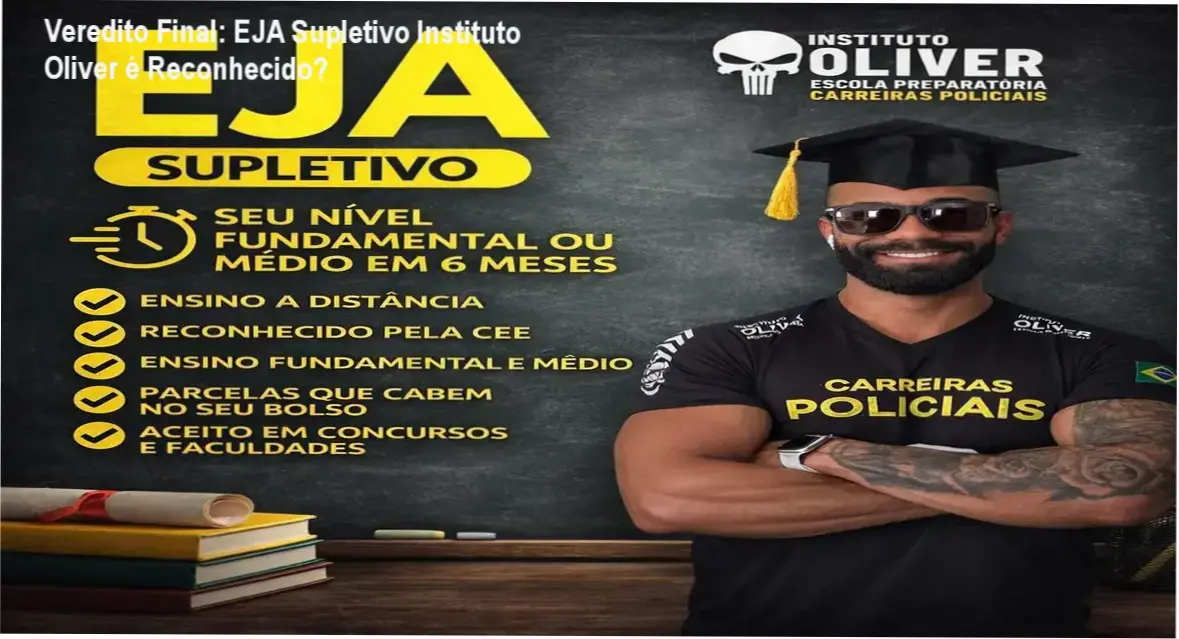 Mateus Oliver EJA Supletivo Instituto Oliver bastidores e funcionamento da plataforma de ensino