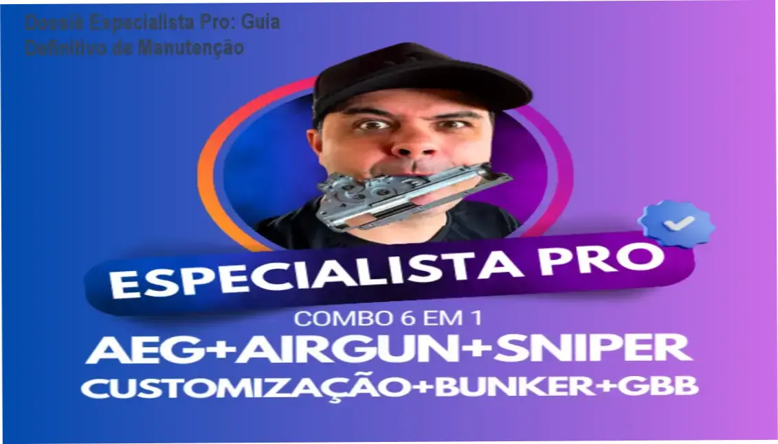 Kit de ferramentas e equipamentos de airsoft para manutenção técnica profissional