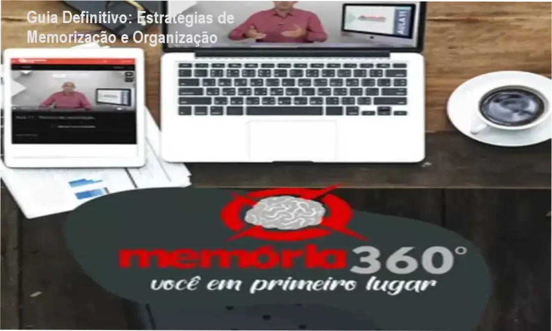 Estudante aplicando técnicas de memorização e planejamento para organizar os estudos