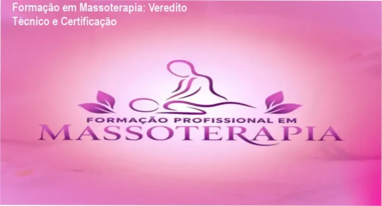 Estudante de massoterapia aplicando técnicas de massagem corporal seguindo o guia da Formação em Massoterapia