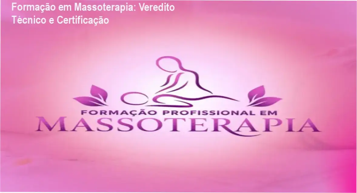 Estudante de massoterapia aplicando técnicas de massagem corporal seguindo o guia da Formação em Massoterapia