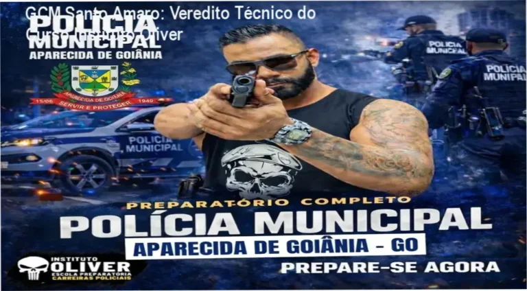 Material de estudo e guia de preparação para o concurso GCM Santo Amaro do Instituto Óliver