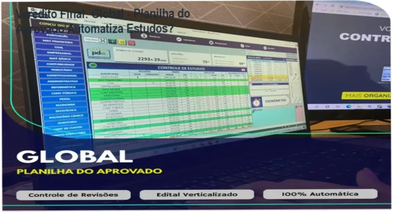 Global - Planilha do Aprovado de Renan Cristofori: visão interna do sistema de automação de ciclos de estudo