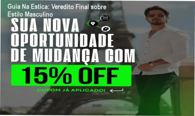 Homem analisando composições de looks do ebook Guia Na Estica de Ricardo Gimenez