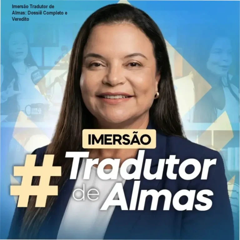 Infográfico detalhando a metodologia da Imersão Tradutor de Almas da Dra. Andréa Vermont