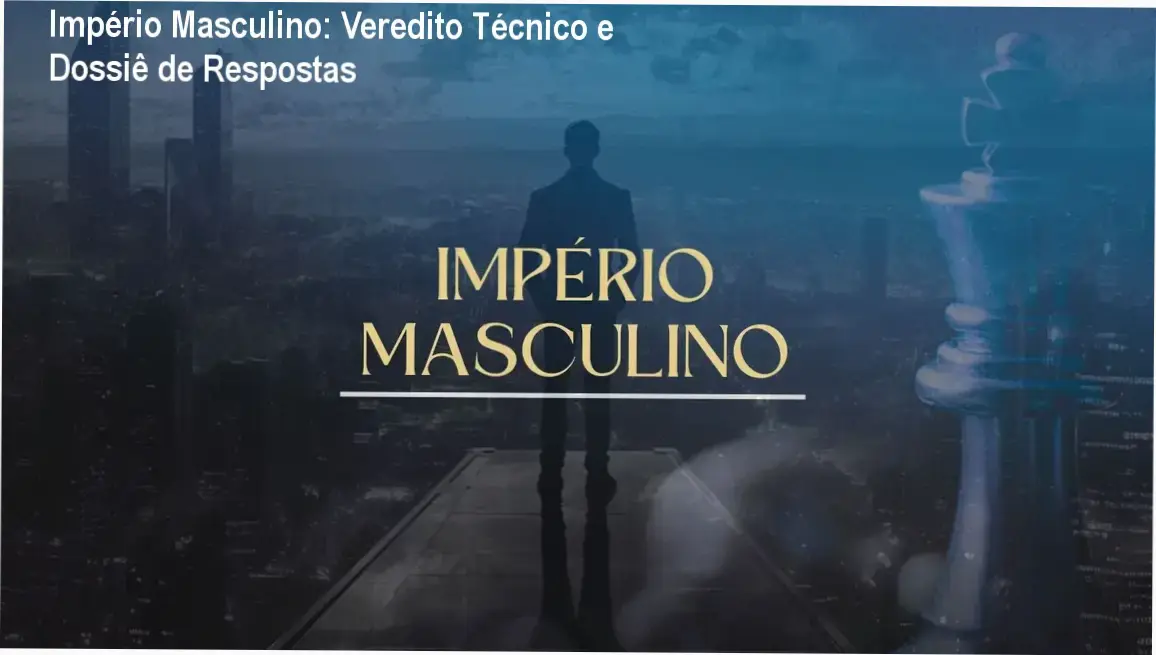 Guia técnico do treinamento Império Masculino de Alessandro Loiola para desenvolvimento pessoal masculino