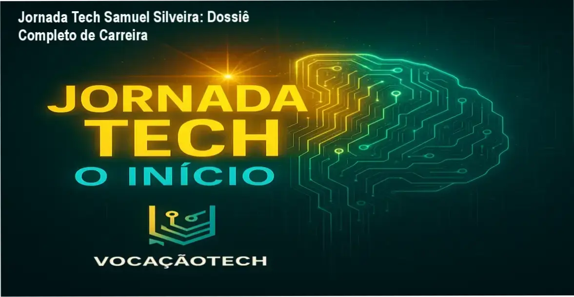 Infográfico estratégico do curso Jornada Tech Samuel Silveira para transição de carreira