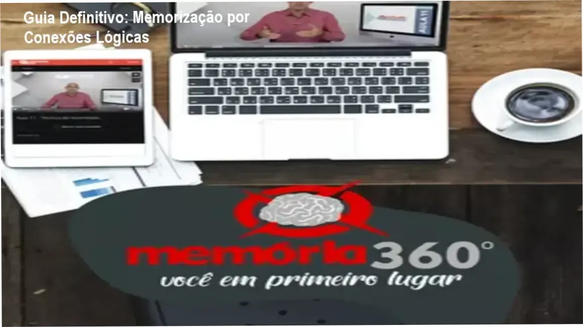 Diagrama ilustrando o processo de memorização por conexões lógicas e associação cognitiva