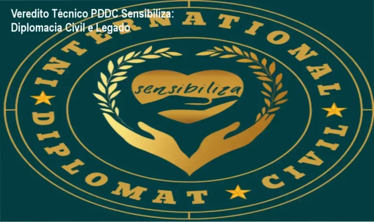 PDDC Sensibiliza Diplomacia Civil Internacional bastidores da mentoria e certificação