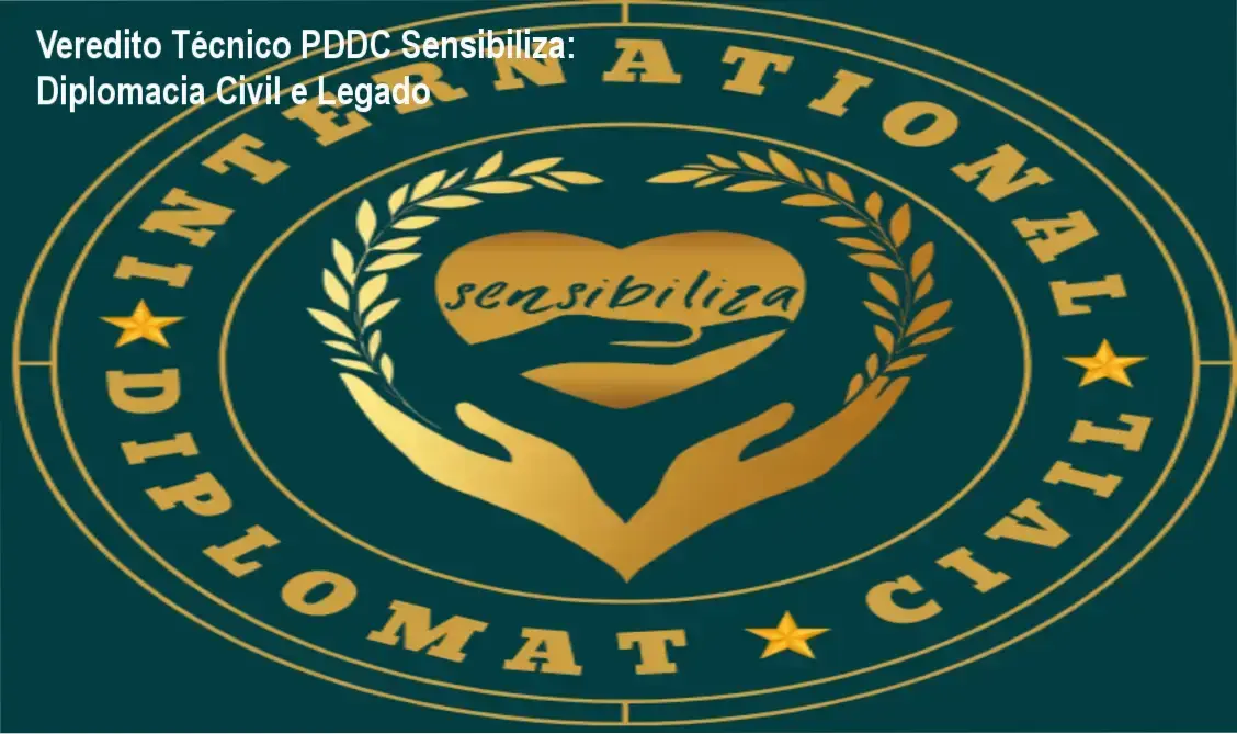 PDDC Sensibiliza Diplomacia Civil Internacional bastidores da mentoria e certificação